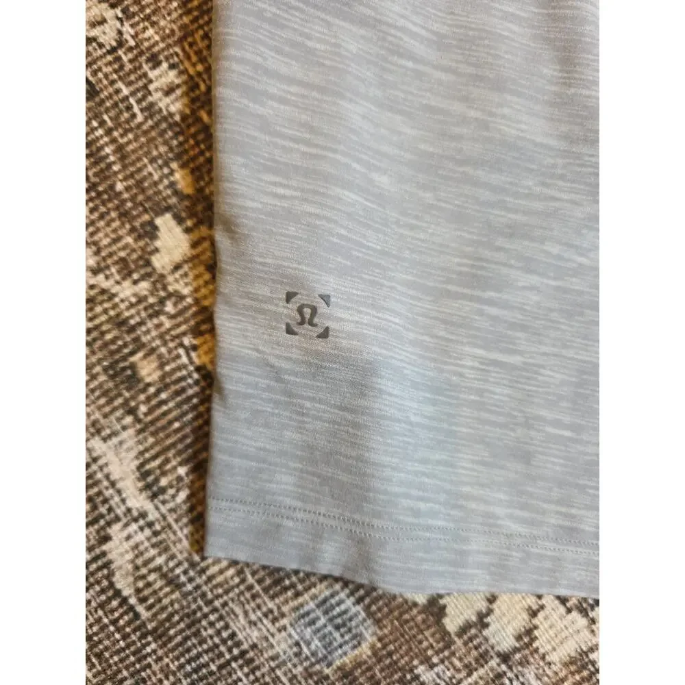 Lululemon T.H.E. Short 9 Linerless Gray Heather Training Gym Athletic M